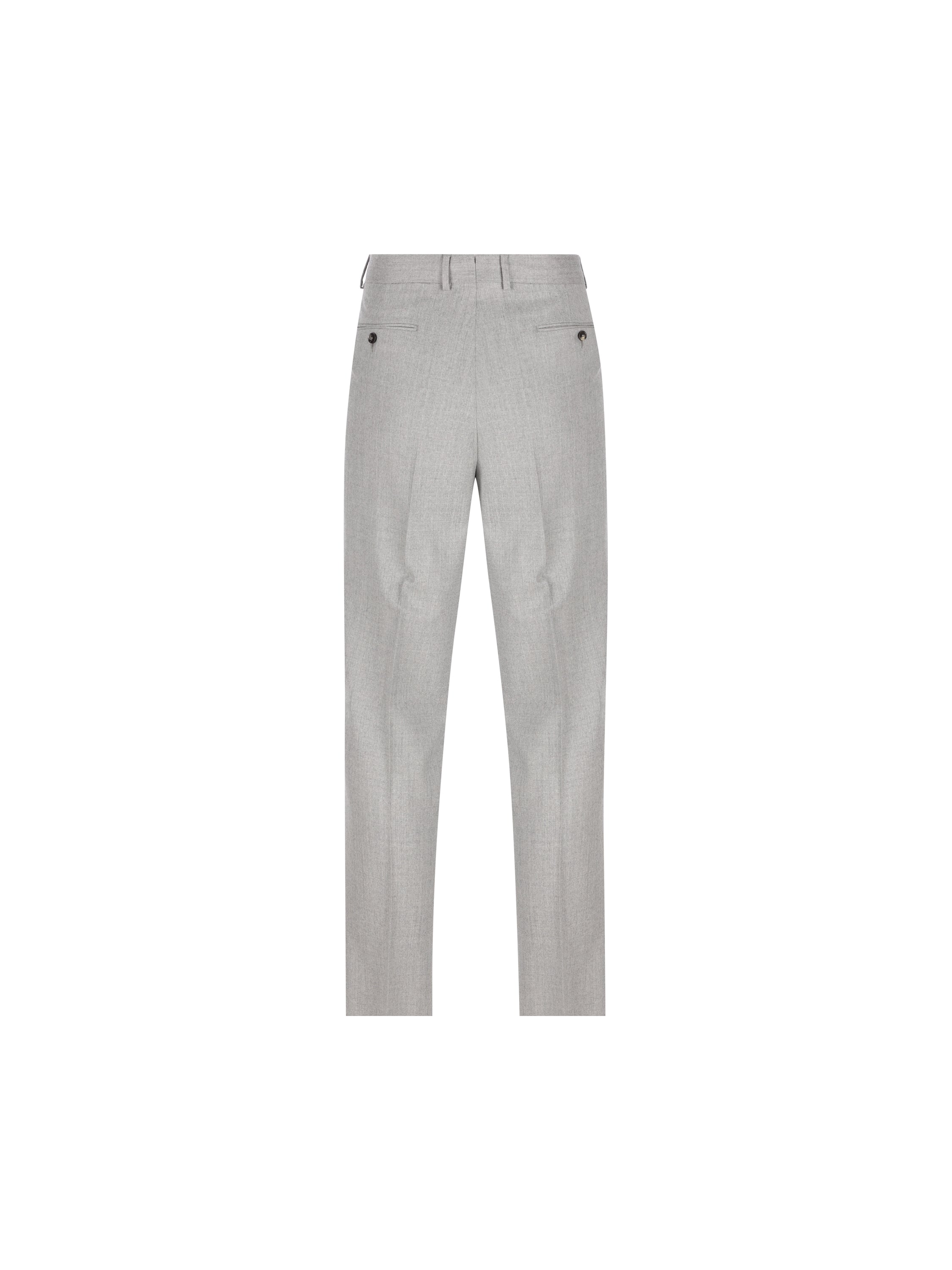 ZEGNA Pantaloni Sartoriali Pleated in Lana, view 2