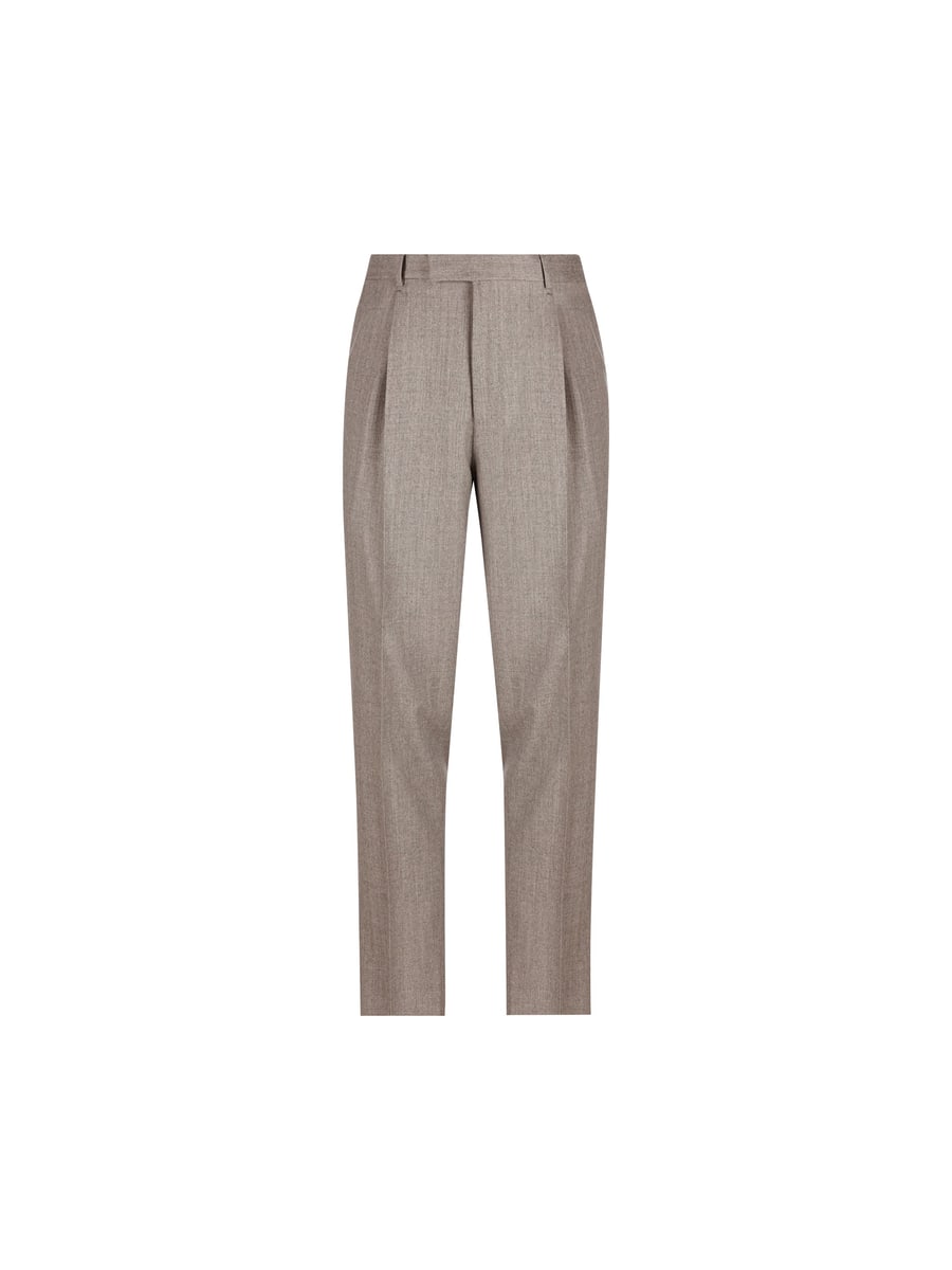 ZEGNA Pantaloni Sartoriali in Lana con Pince