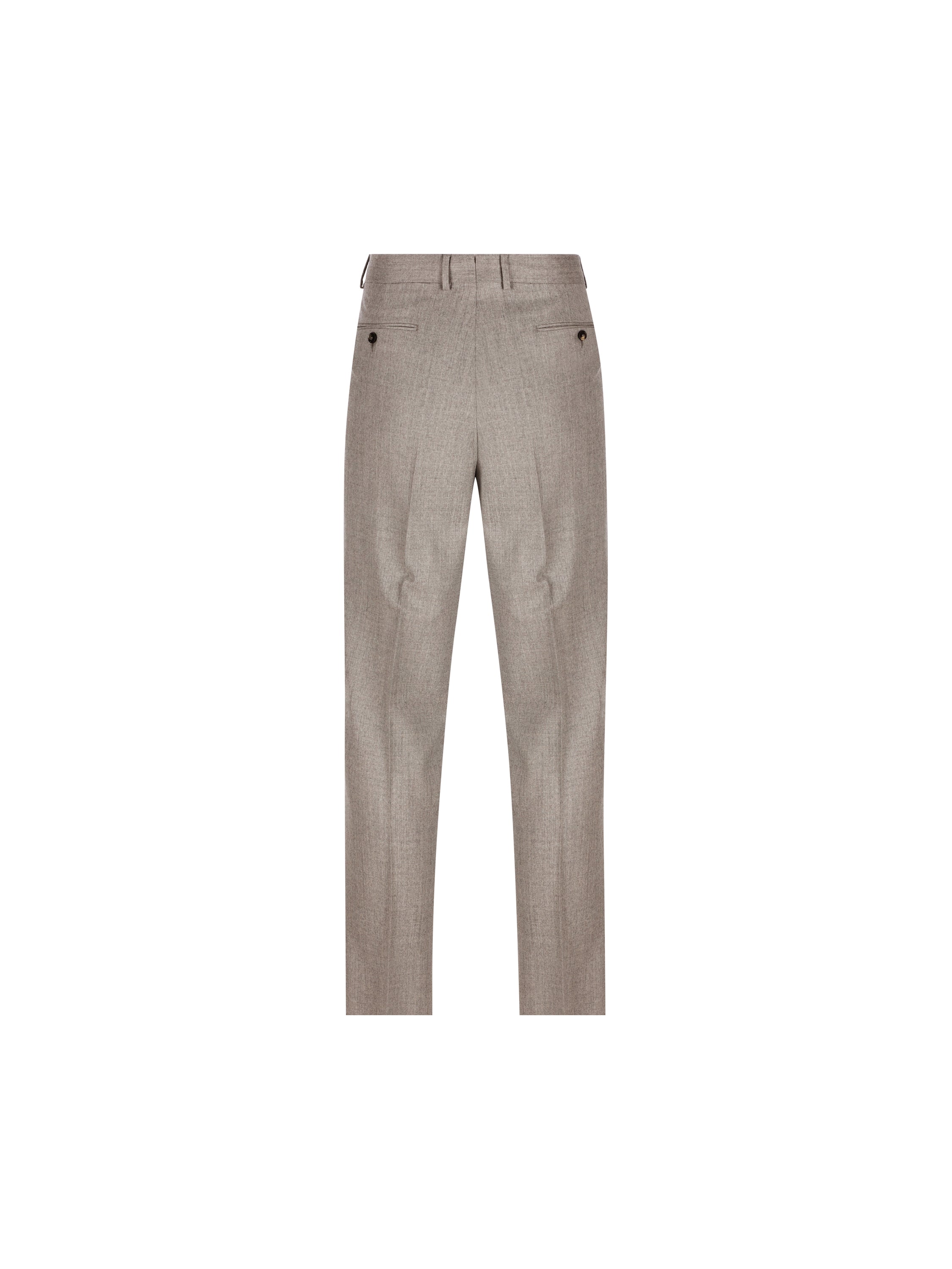 ZEGNA Pantaloni Sartoriali in Lana con Pince, view 2