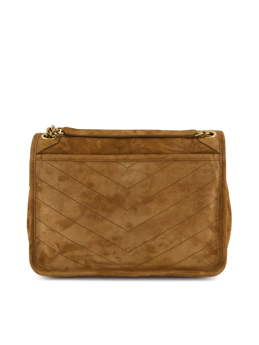 Saint Laurent Borsa realizzata in pelle scamosciata., view 2