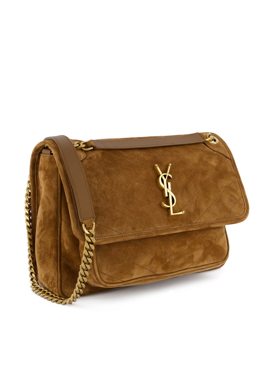 Saint Laurent Borsa realizzata in pelle scamosciata., view 3