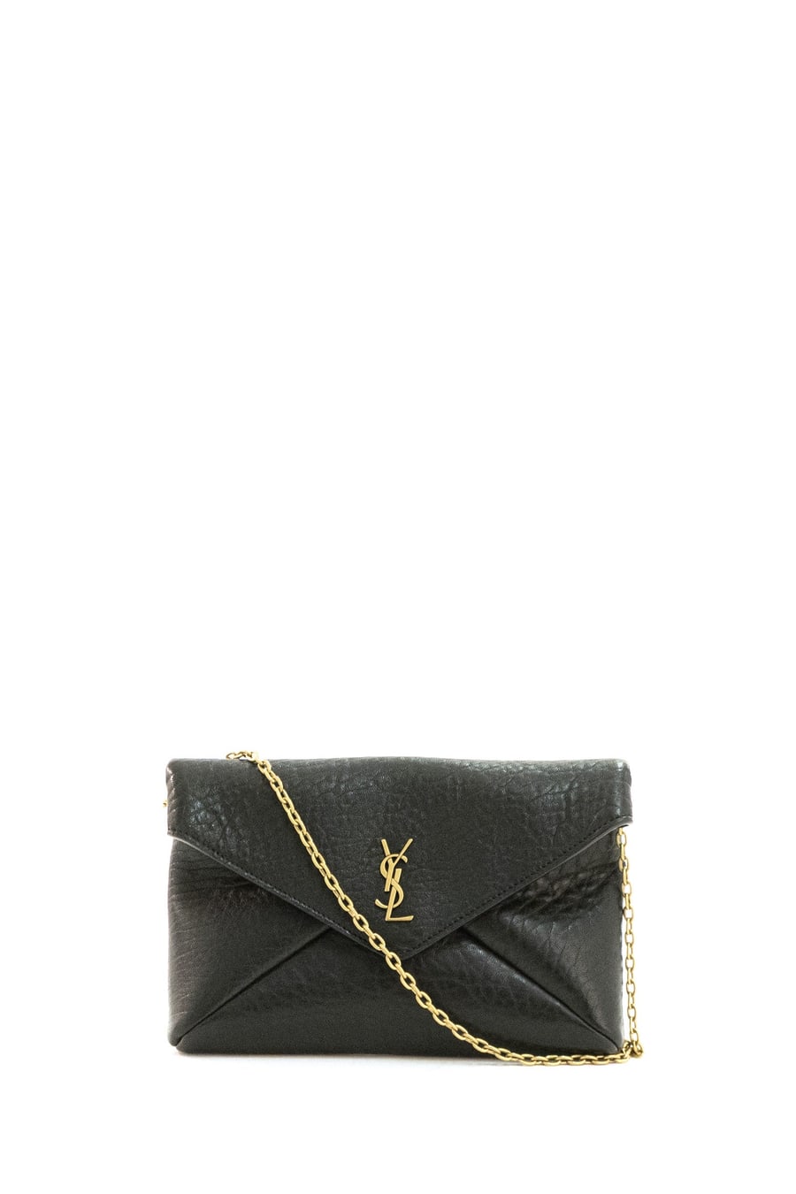 Saint Laurent Pochette Morbida in Pelle d'Agnello