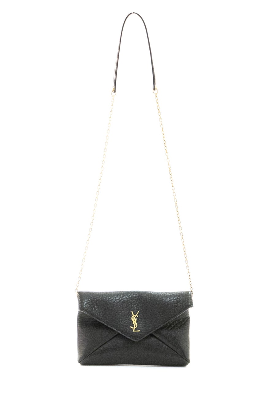 Saint Laurent Pochette Morbida in Pelle d'Agnello, view 3