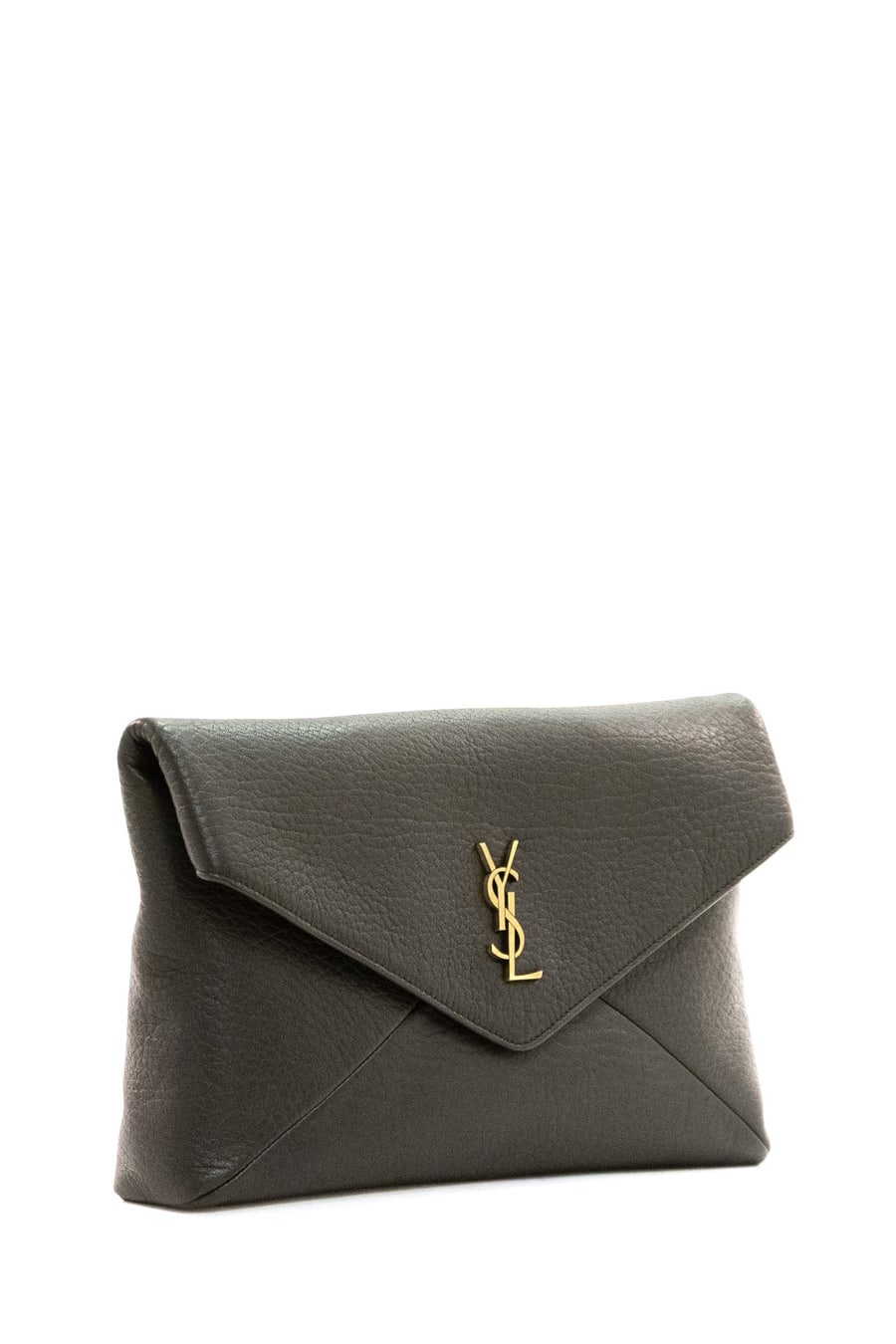 Saint Laurent Pochette Envelope Cassandre Grande in Pelle, view 2