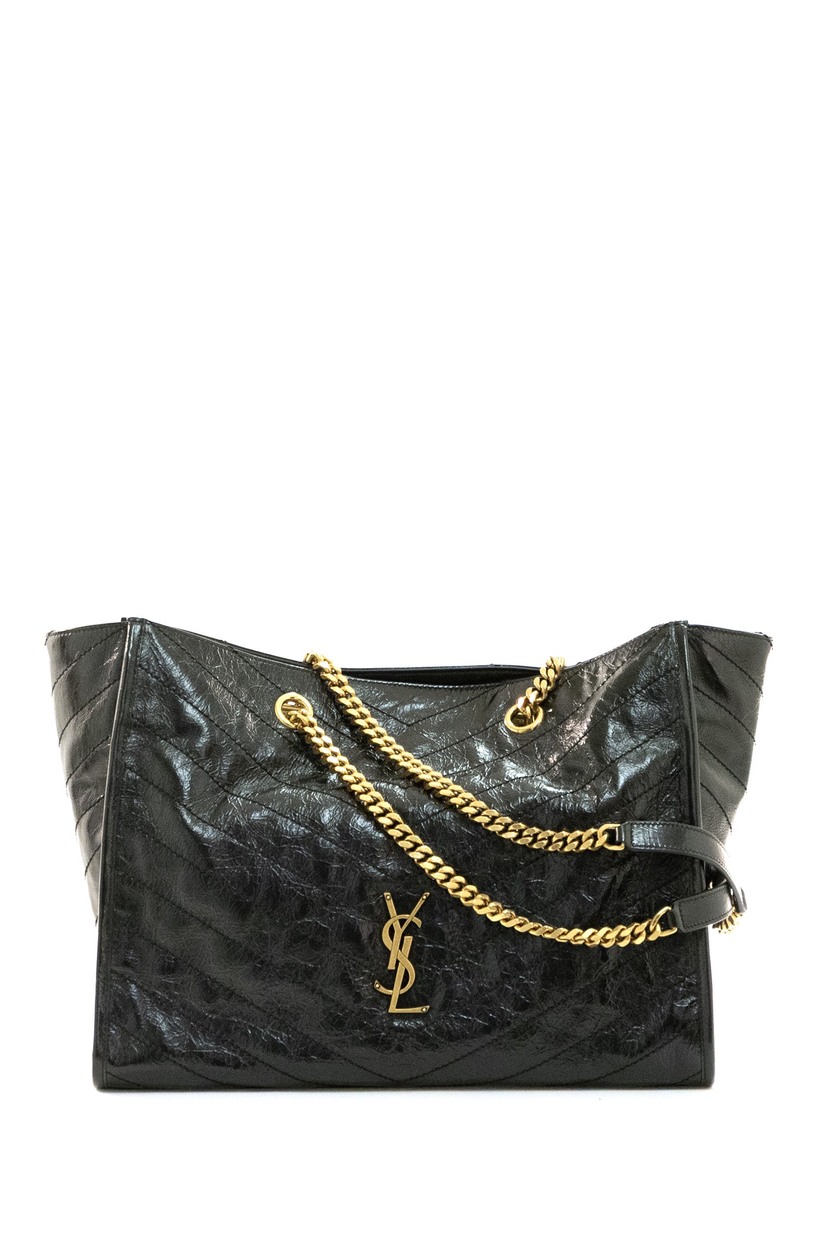 Saint Laurent Borsa Shopping Niki in Pelle Vintage