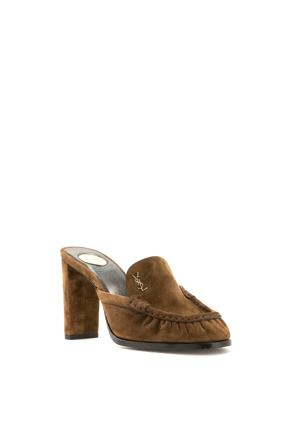 Saint Laurent Mule Le Loafer in Suede, view 2