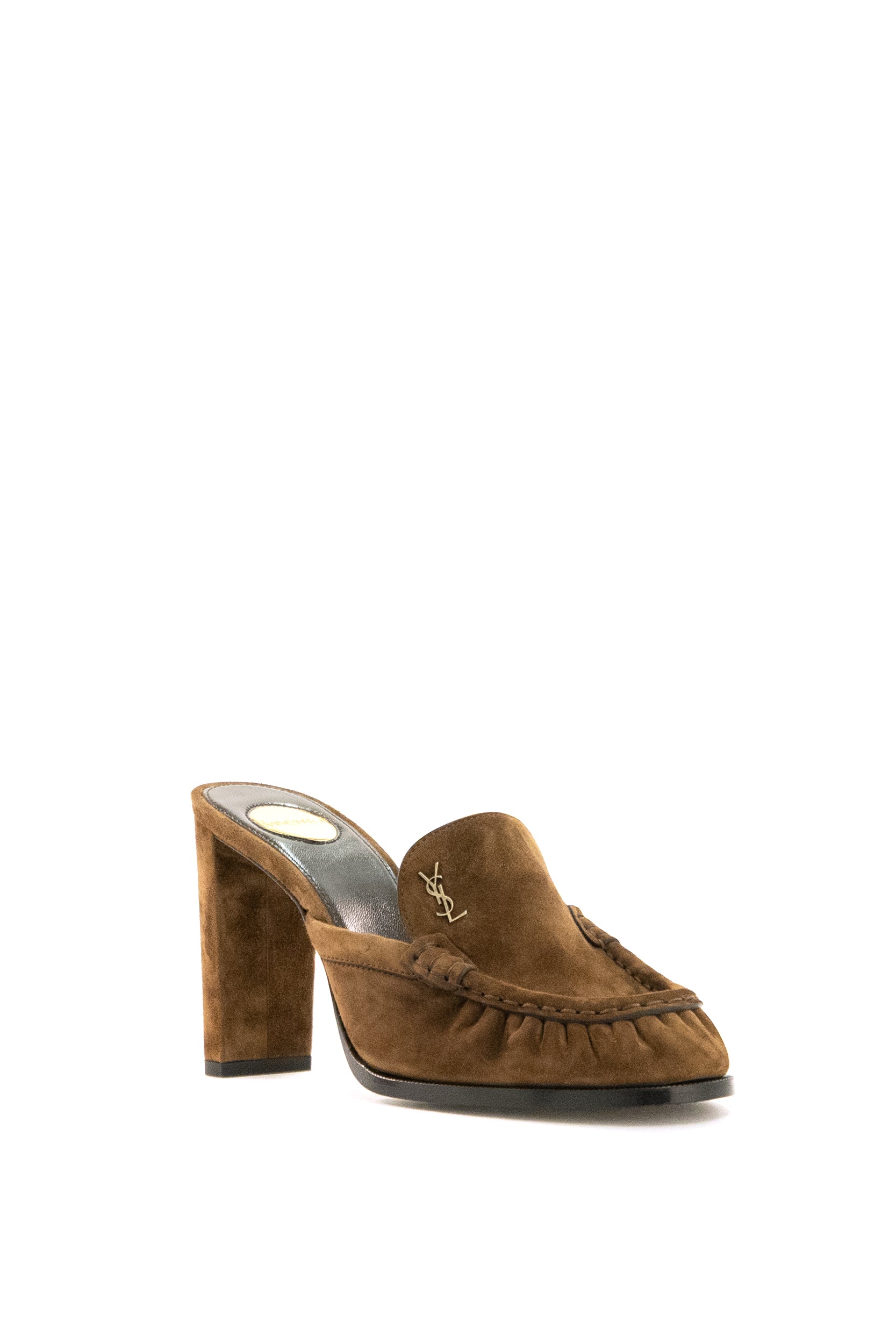 Saint Laurent Mule Le Loafer in Suede, view 2