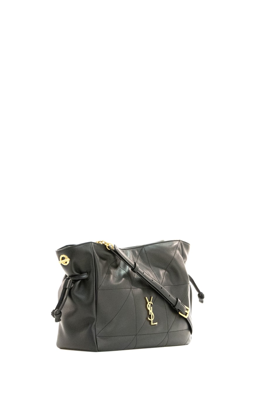 Saint Laurent Pochette Morbida in Pelle d'Agnello, view 2