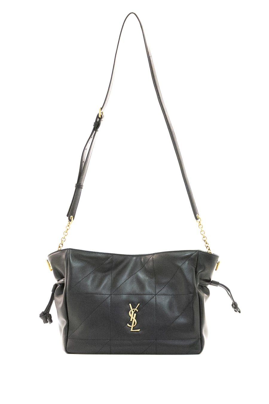 Saint Laurent Pochette Morbida in Pelle d'Agnello, view 3