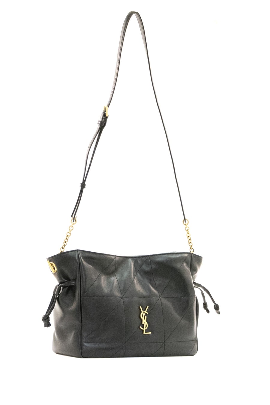 Saint Laurent Pochette Morbida in Pelle d'Agnello, view 4