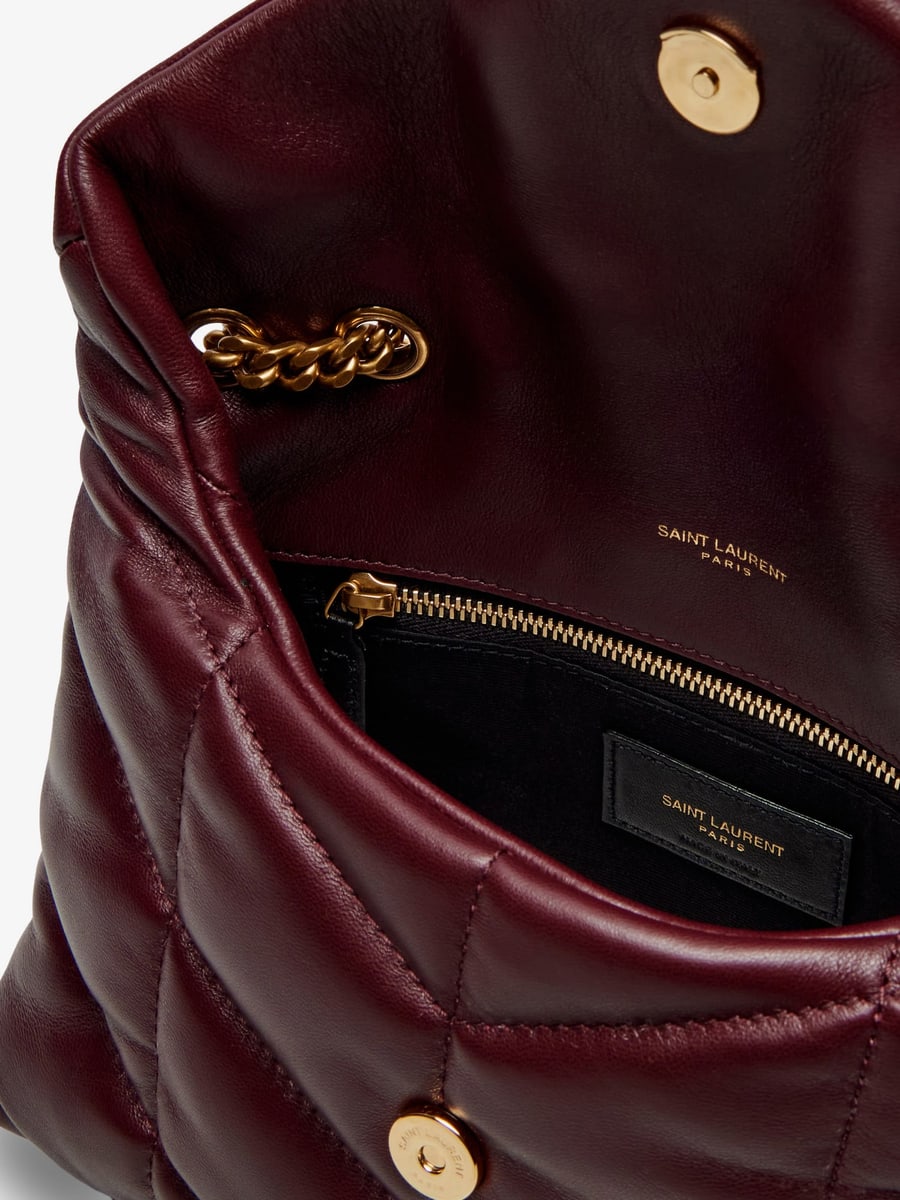 Saint Laurent Loulou Puffer Toy quilted leather crossbody bag, view 4