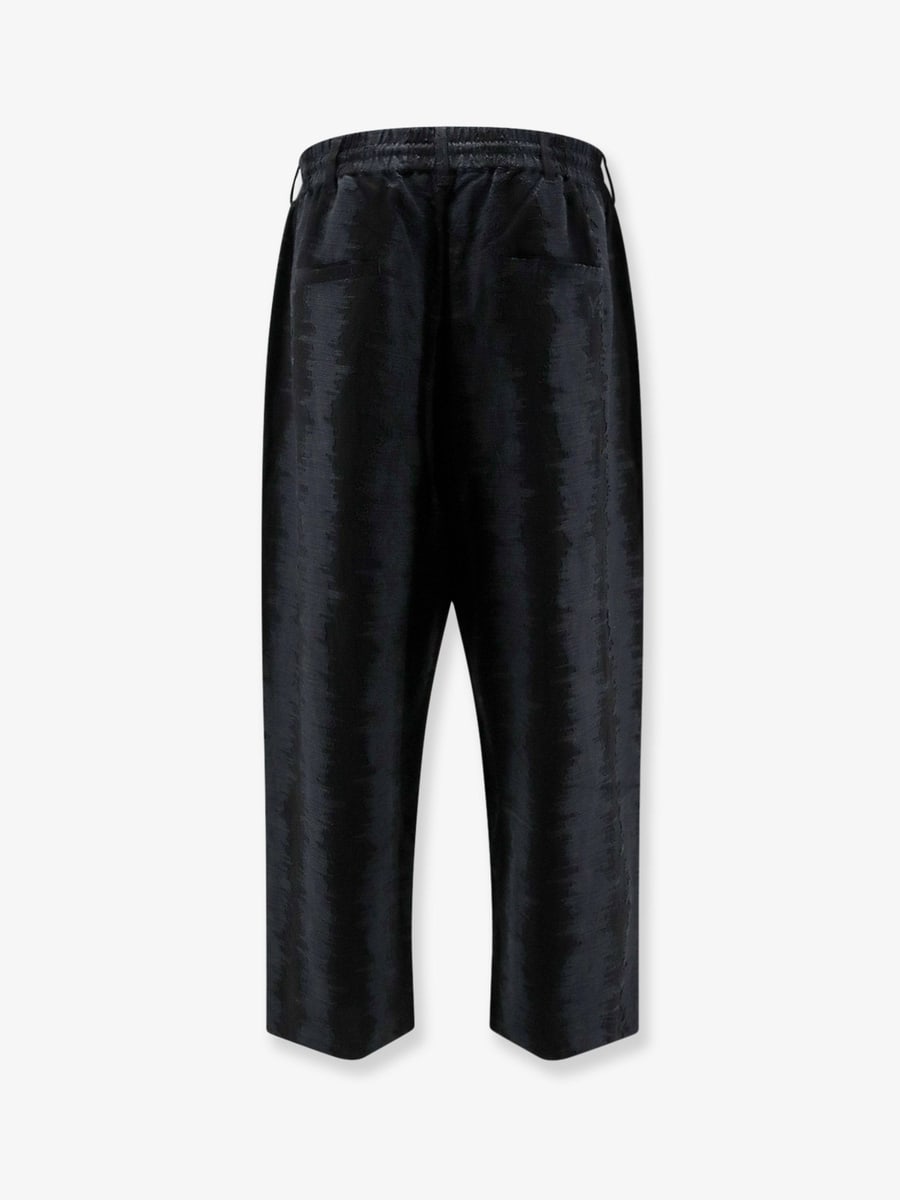 adidas Y-3 Oversize viscose, cotton and linen trousers, view 2
