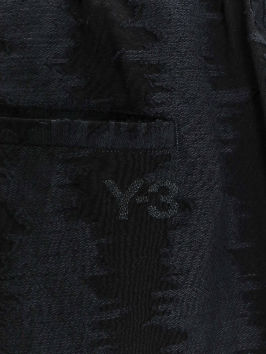 adidas Y-3 Oversize viscose, cotton and linen trousers, view 3