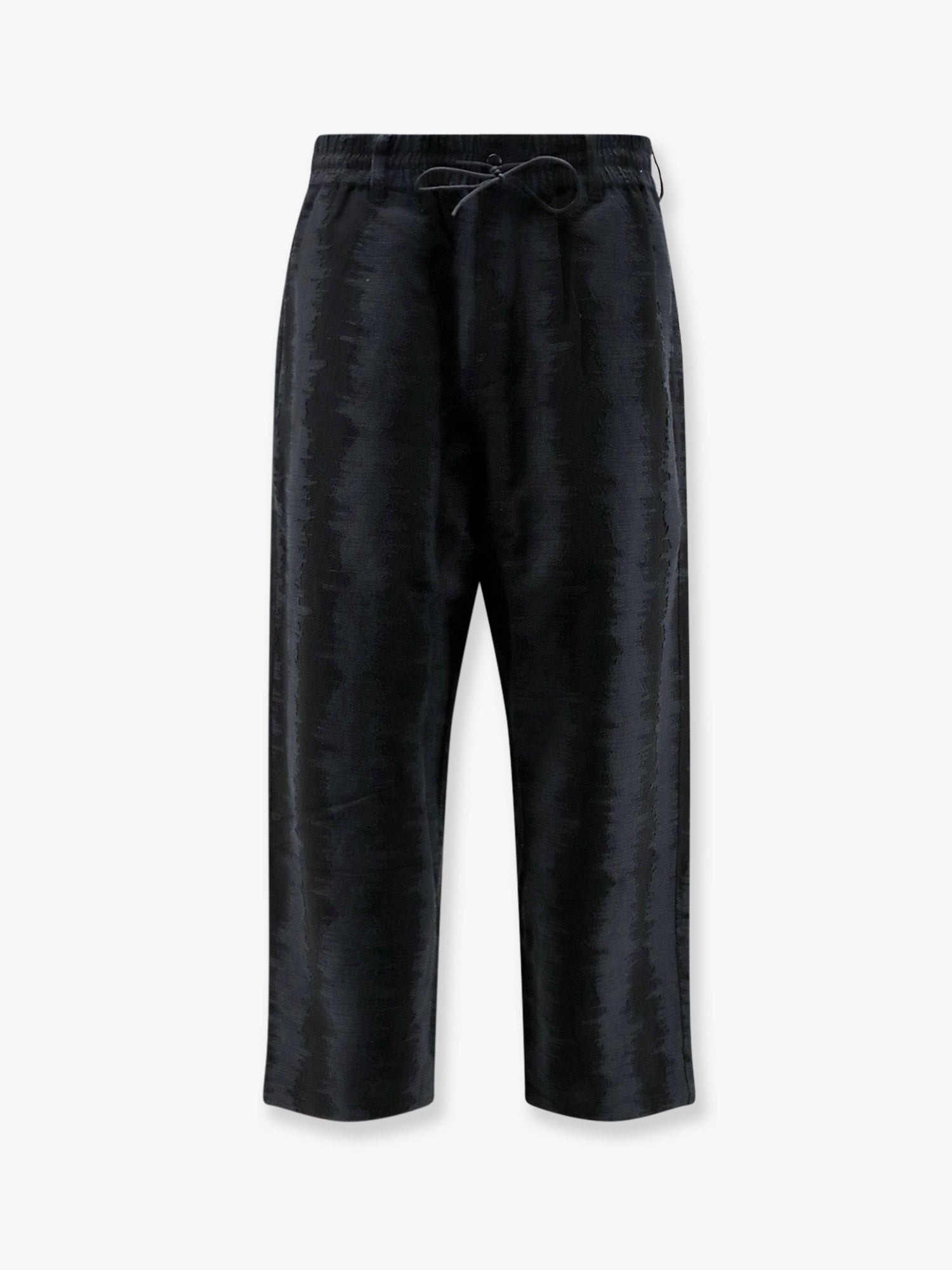 adidas Y-3 Oversize viscose, cotton and linen trousers