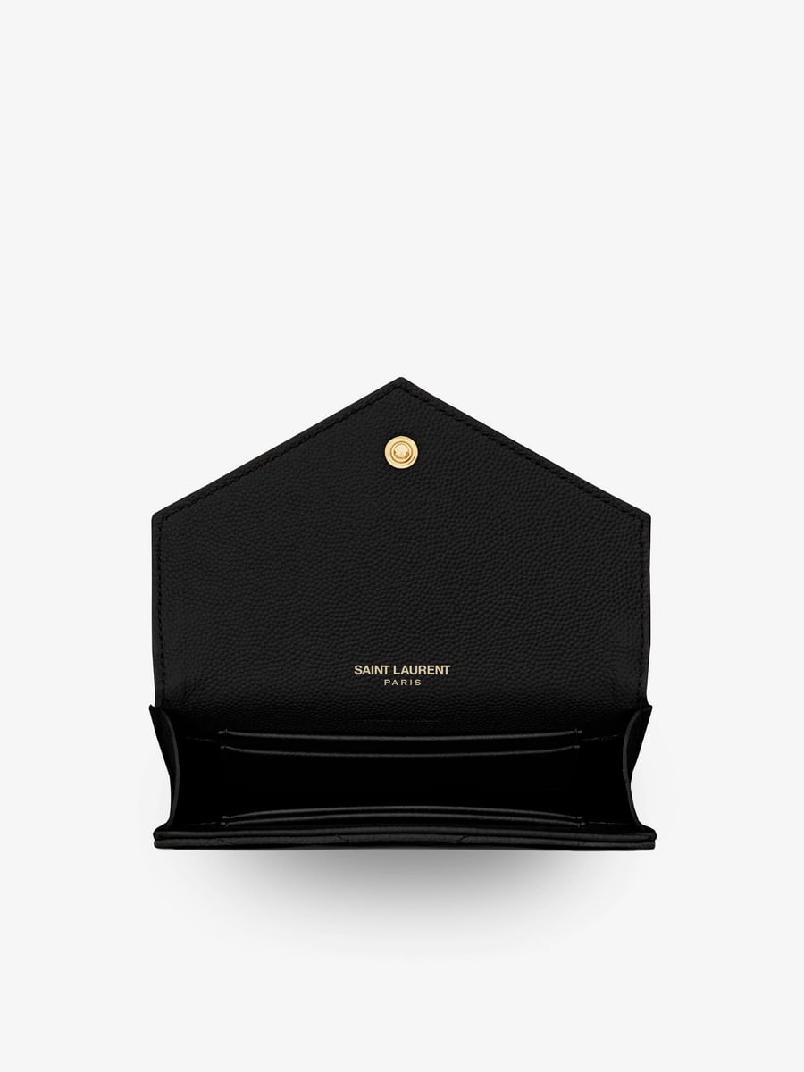 Saint Laurent Cassandre matalassé leather wallet, view 3
