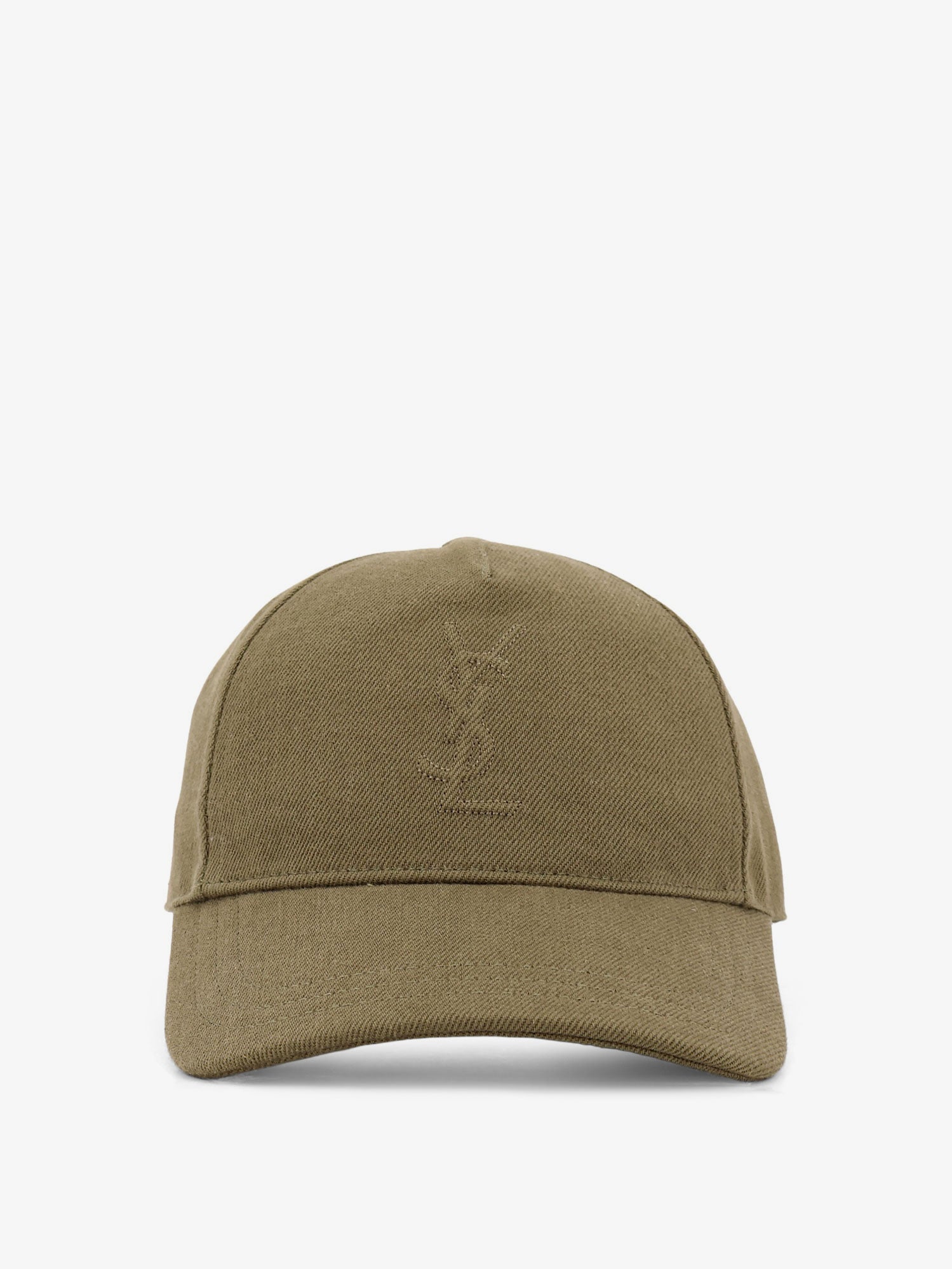 Saint Laurent Cassandre logo denim hat