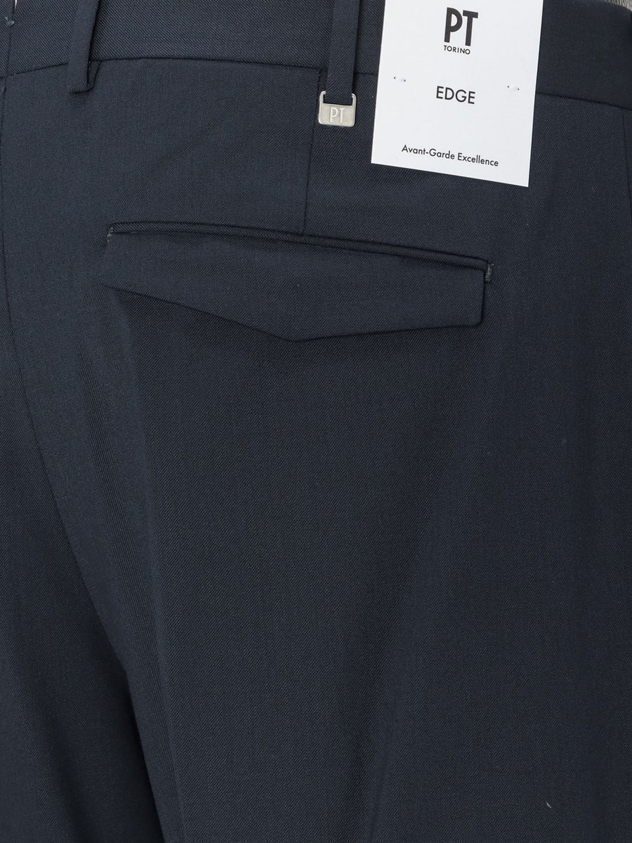 PT Torino Michael trousers in virgin wool blend, view 3