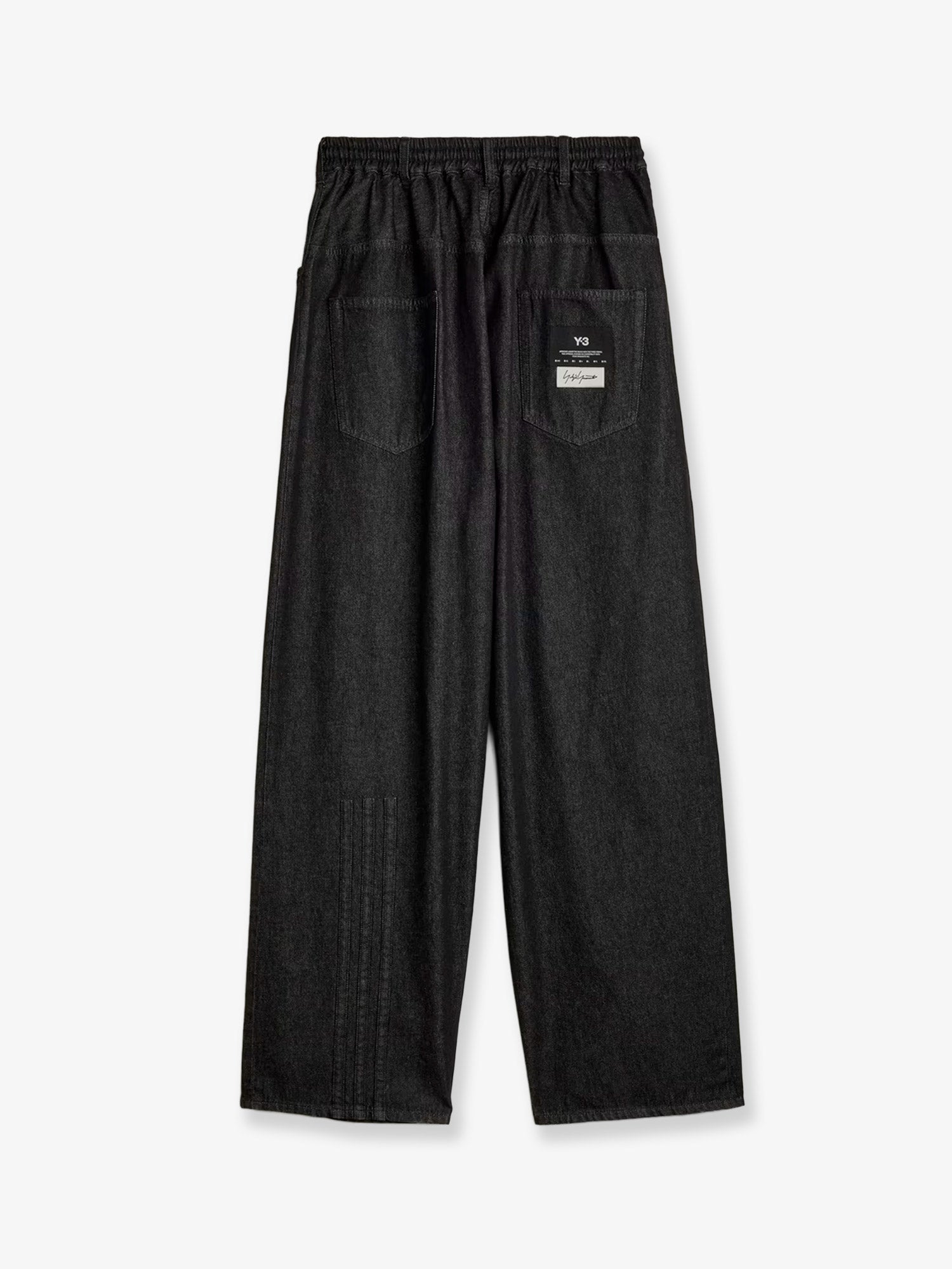 adidas Y-3 Black denim trousers, view 2