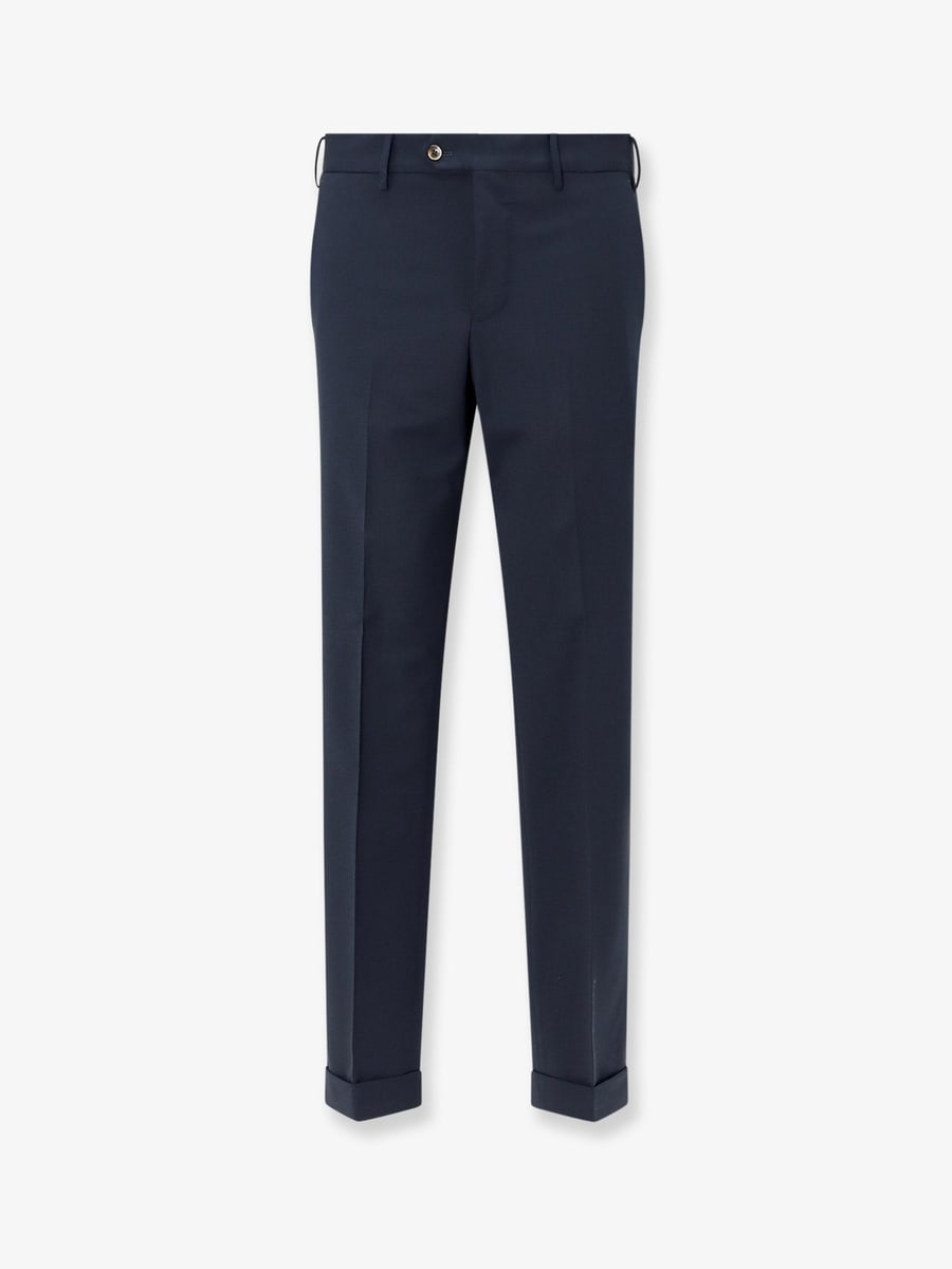 PT Torino Style Master Fit stretch wool trousers
