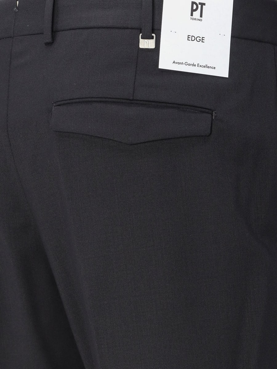 PT Torino Michael trousers in virgin wool blend, view 3