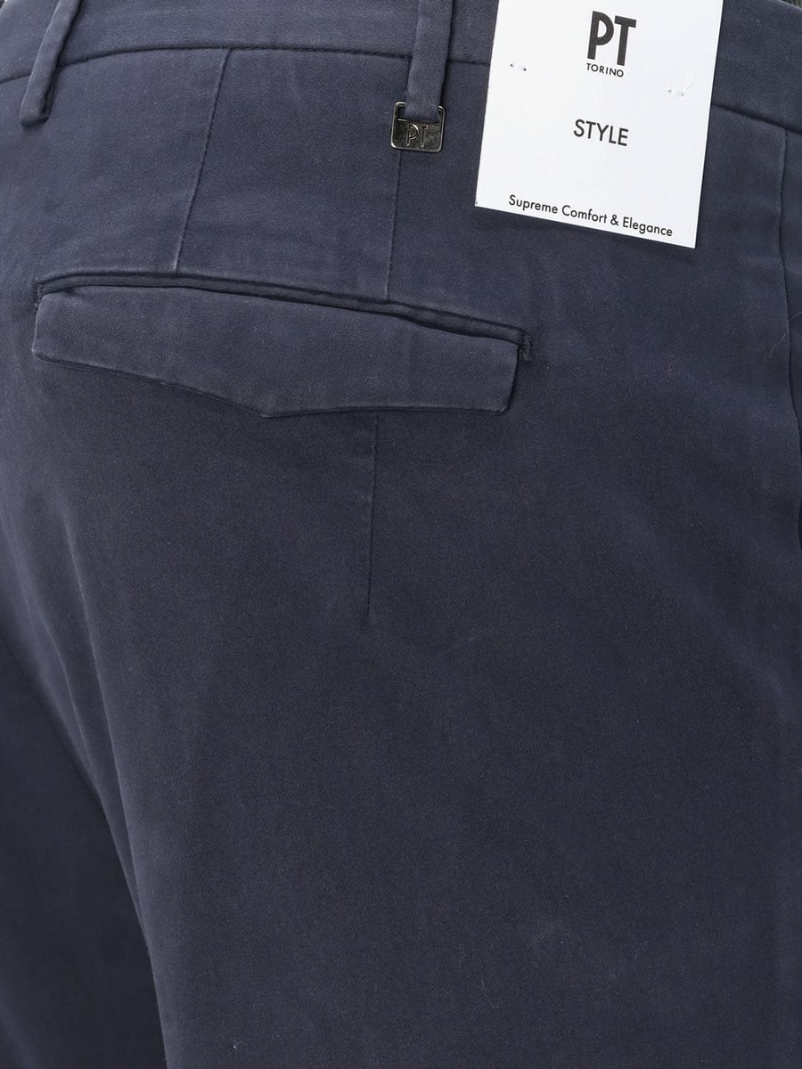 PT Torino Style stretch cotton Master Fit trousers, view 3
