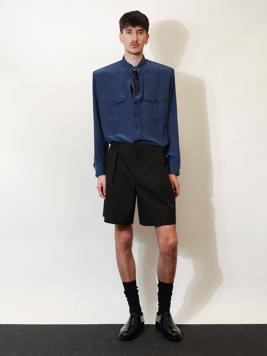 Saint Laurent Certified cotton shorts, view 2