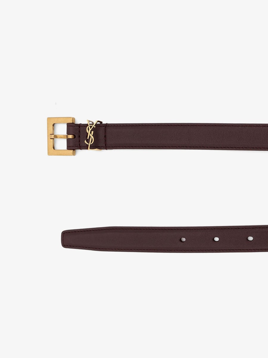 Saint Laurent Leather belt, view 3