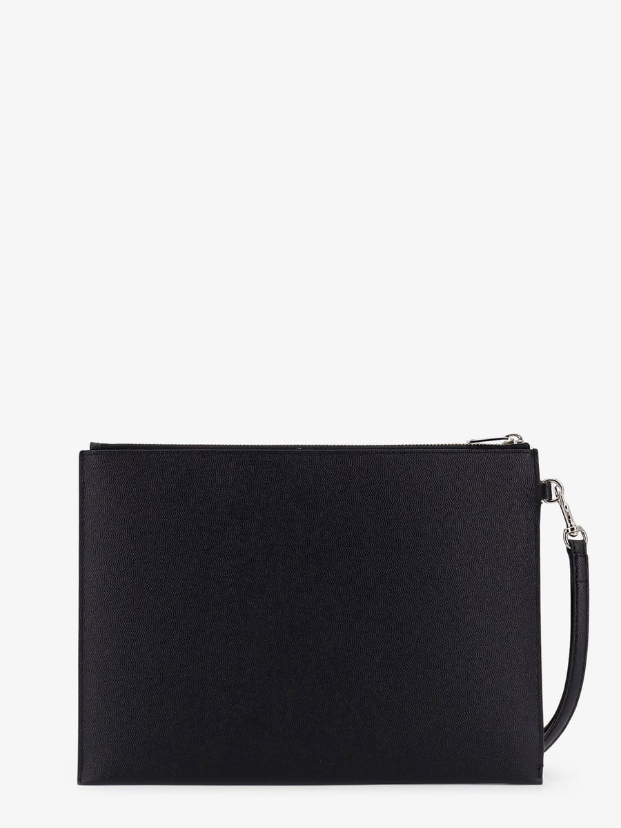 Saint Laurent Leather clutch, view 2