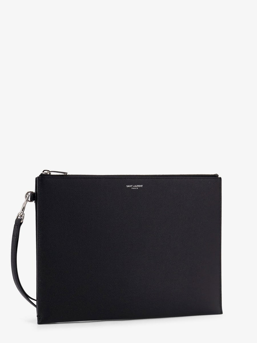 Saint Laurent Leather clutch, view 3
