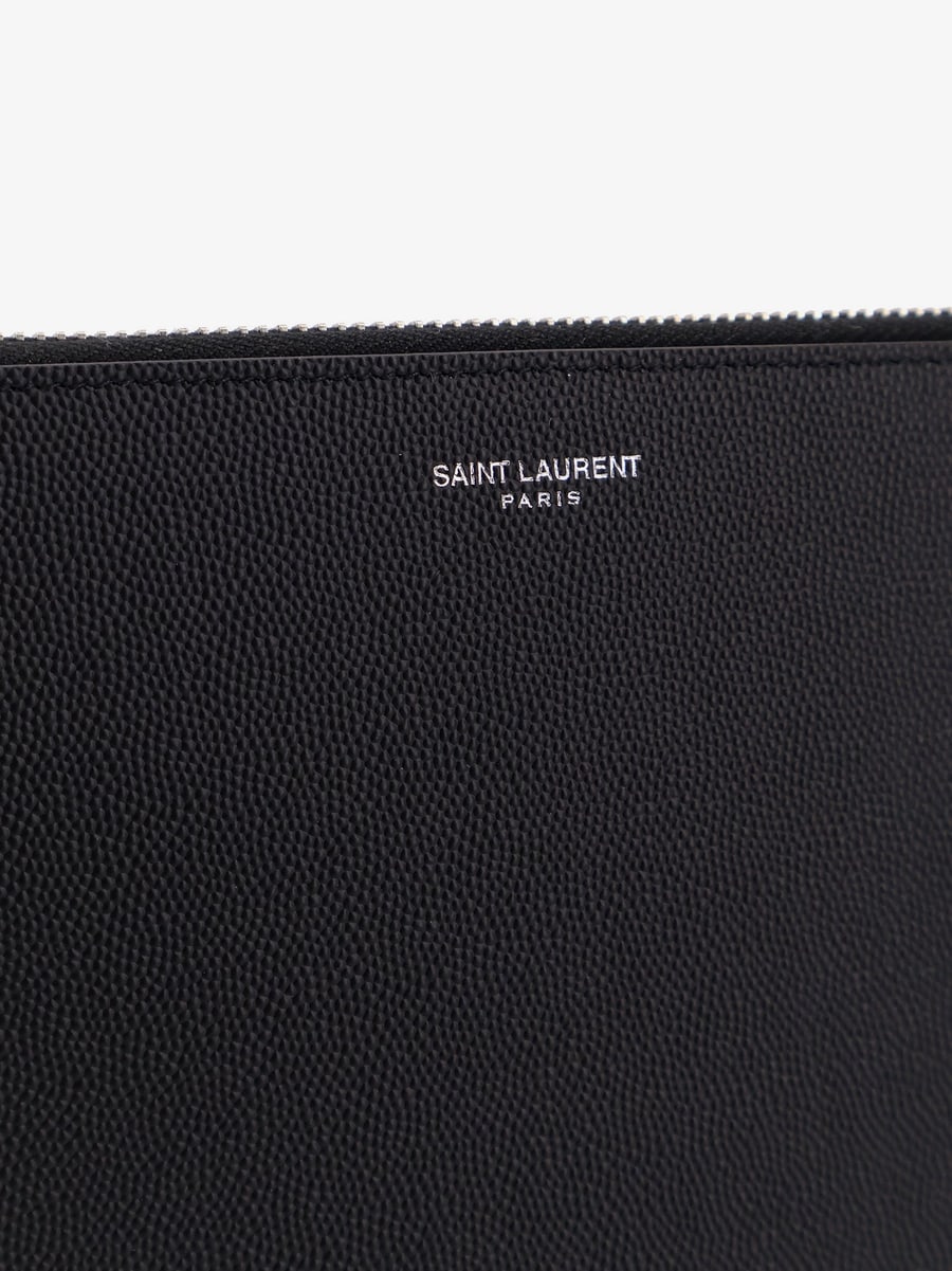 Saint Laurent Leather clutch, view 5