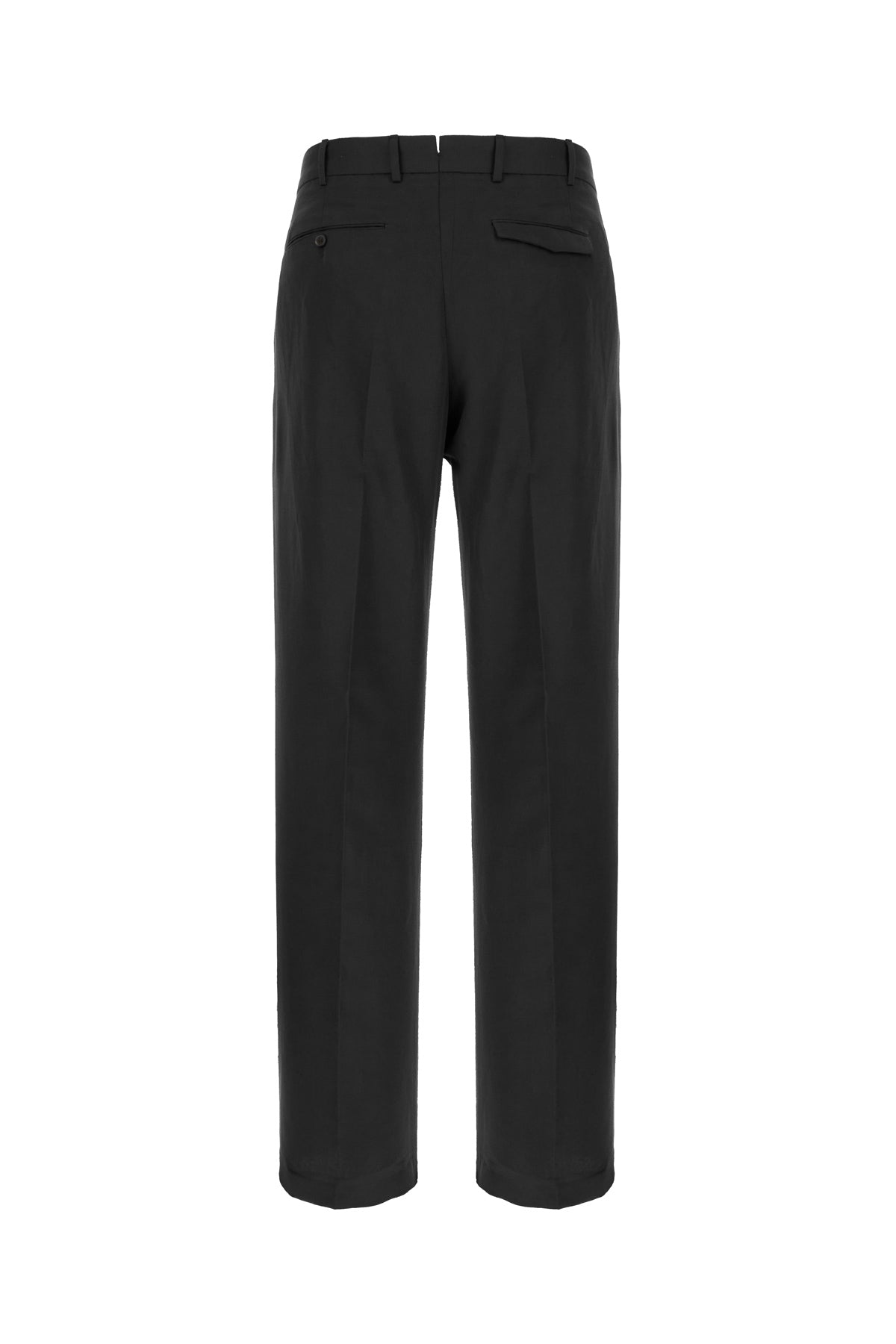 PT Torino Pantalone in lana stretch nero, view 2