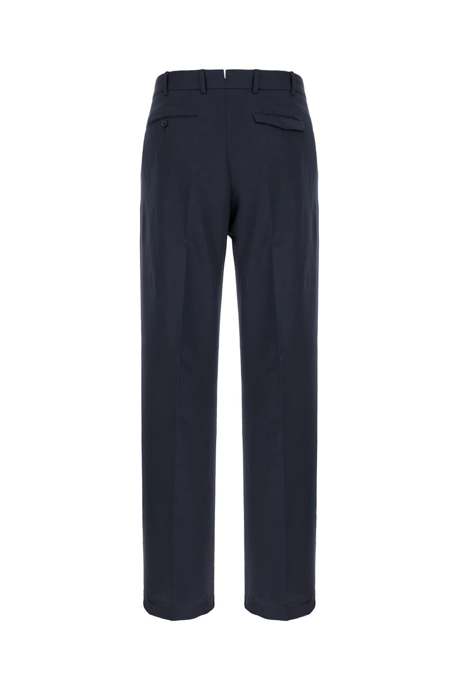PT Torino Pantalone in lana stretch blu notte, view 2