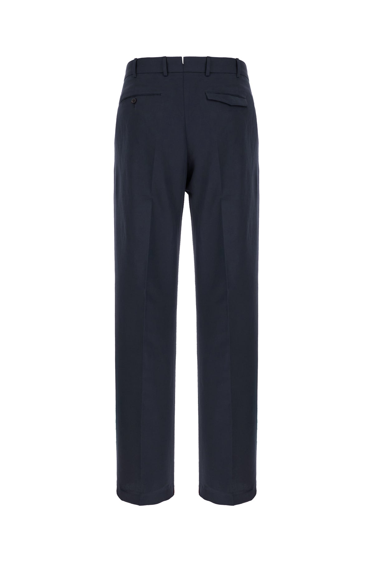 PT Torino Pantalone in lana stretch blu notte, view 2