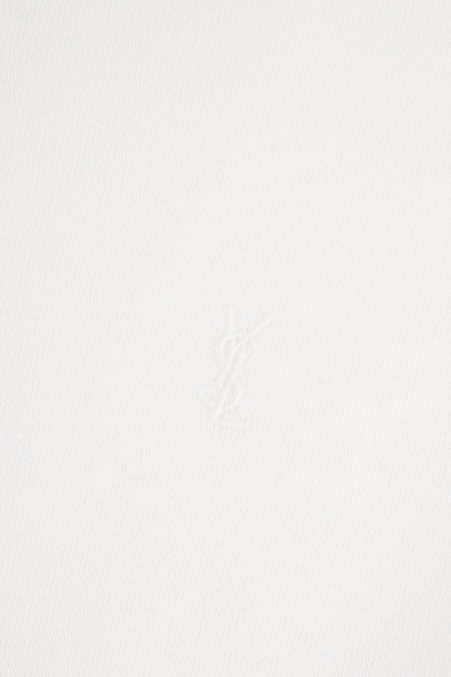 Saint Laurent T-shirt in cotone bianco, view 3
