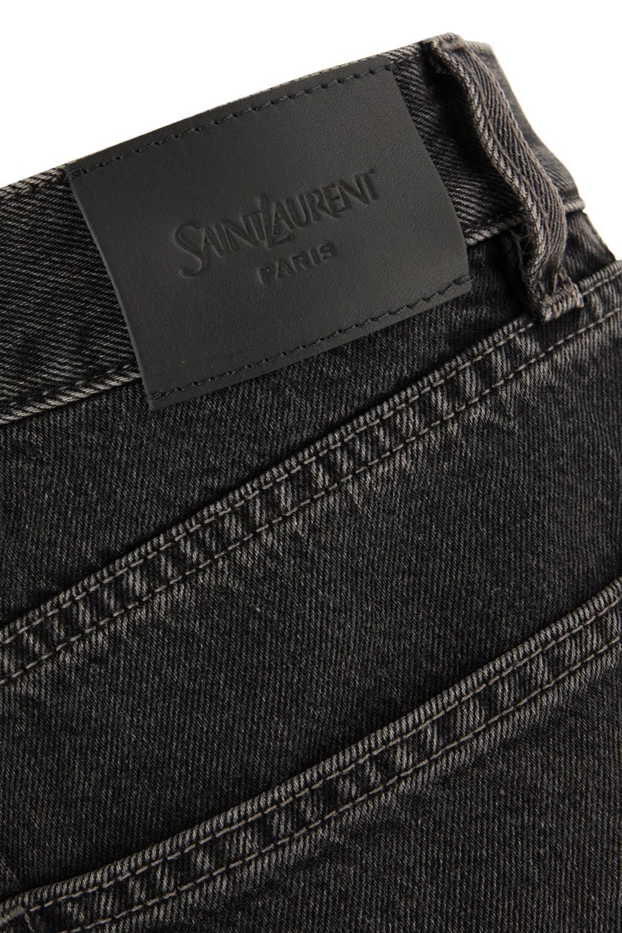 Saint Laurent Jeans in denim nero, view 3