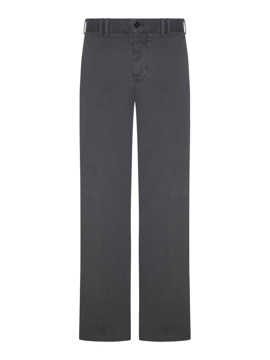 PT Torino STRETCH COTTON CHINO TROUSERS WITH STRAIGHT LEG
