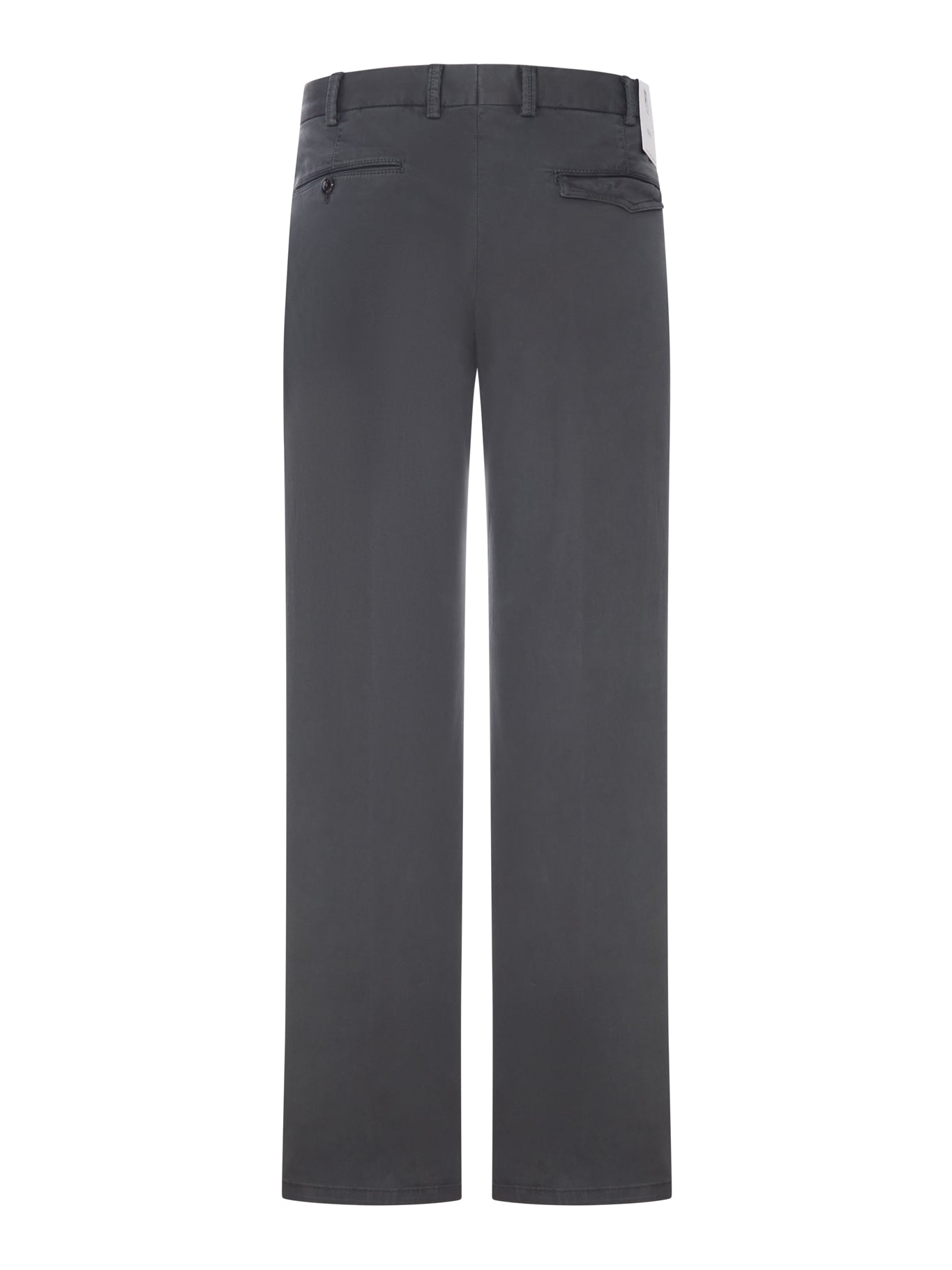 PT Torino STRETCH COTTON CHINO TROUSERS WITH STRAIGHT LEG, view 2