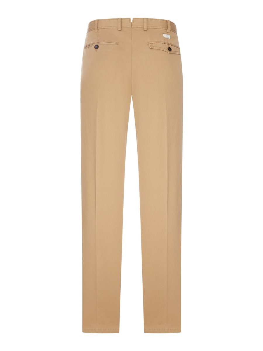 PT Torino COTTON CHINO TROUSERS WITH IRONED CREASE, view 2