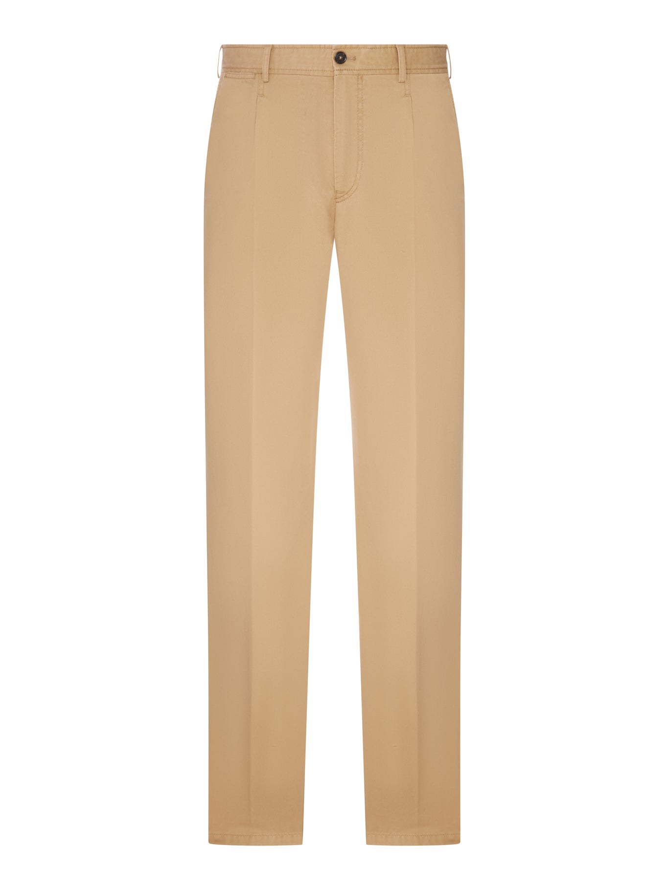 PT Torino COTTON CHINO TROUSERS WITH IRONED CREASE