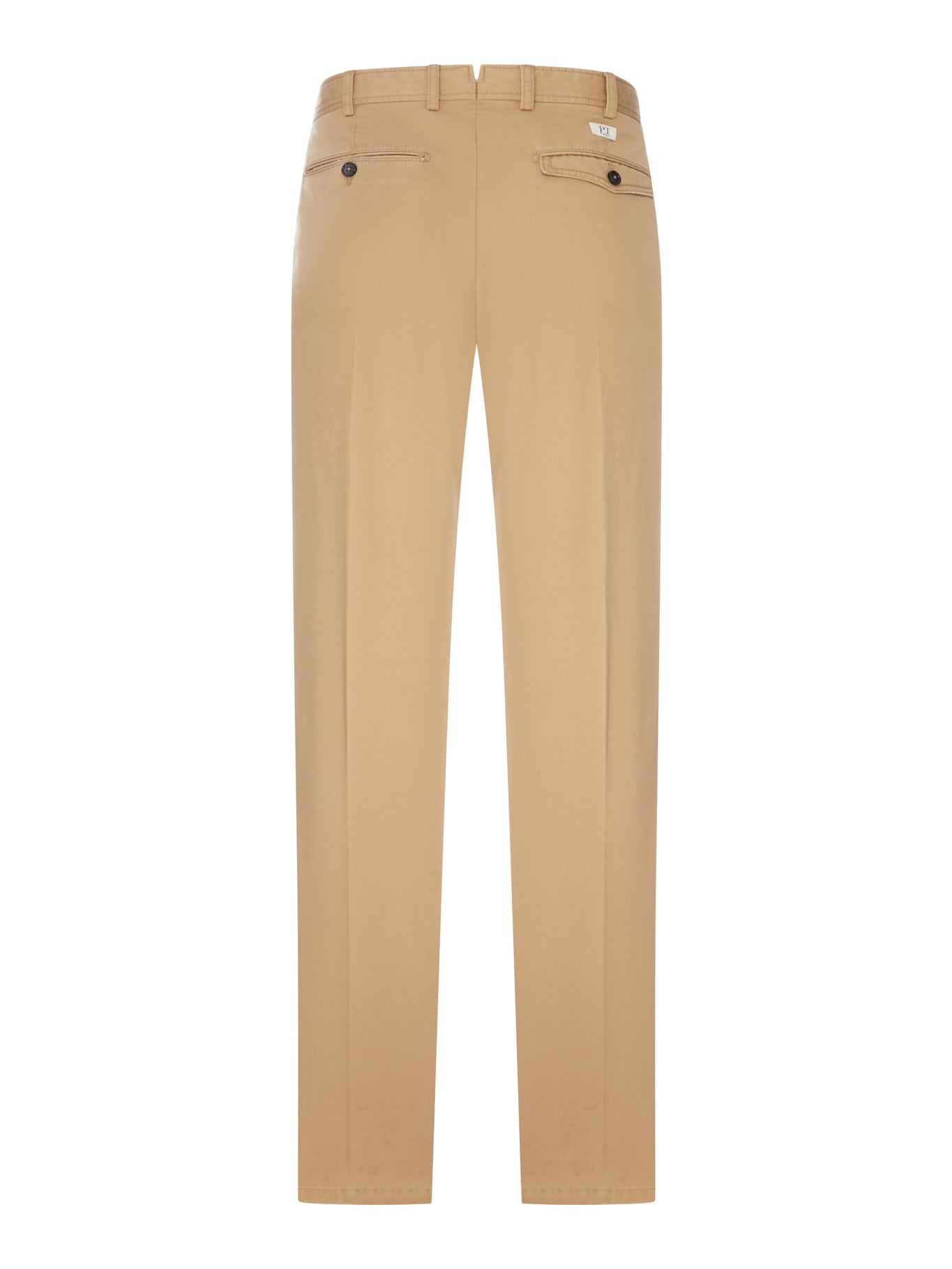 PT Torino COTTON CHINO TROUSERS WITH IRONED CREASE, view 2