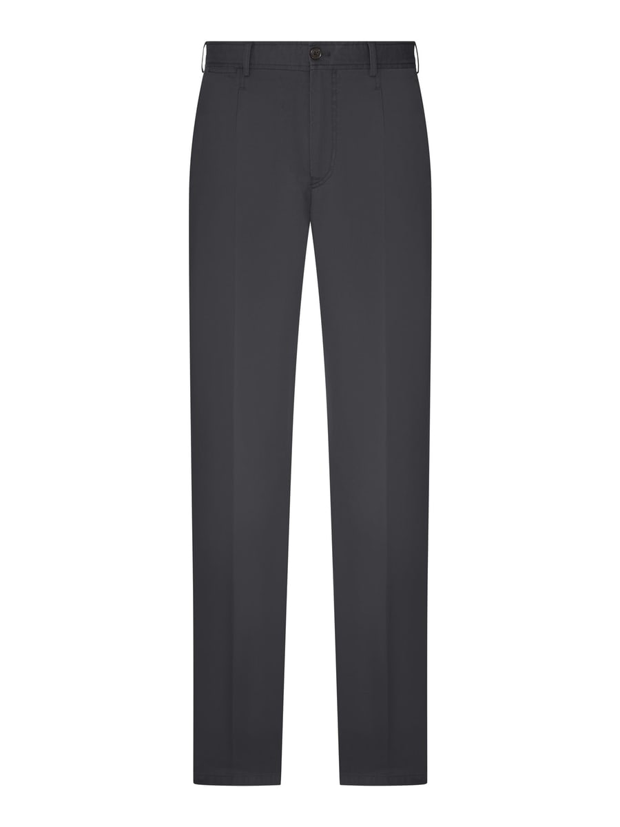 PT Torino COTTON CHINO TROUSERS WITH IRONED CREASE