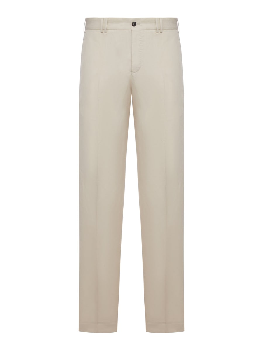 PT Torino TAILORED TROUSERS IN LINEN AND COTTON BLEND