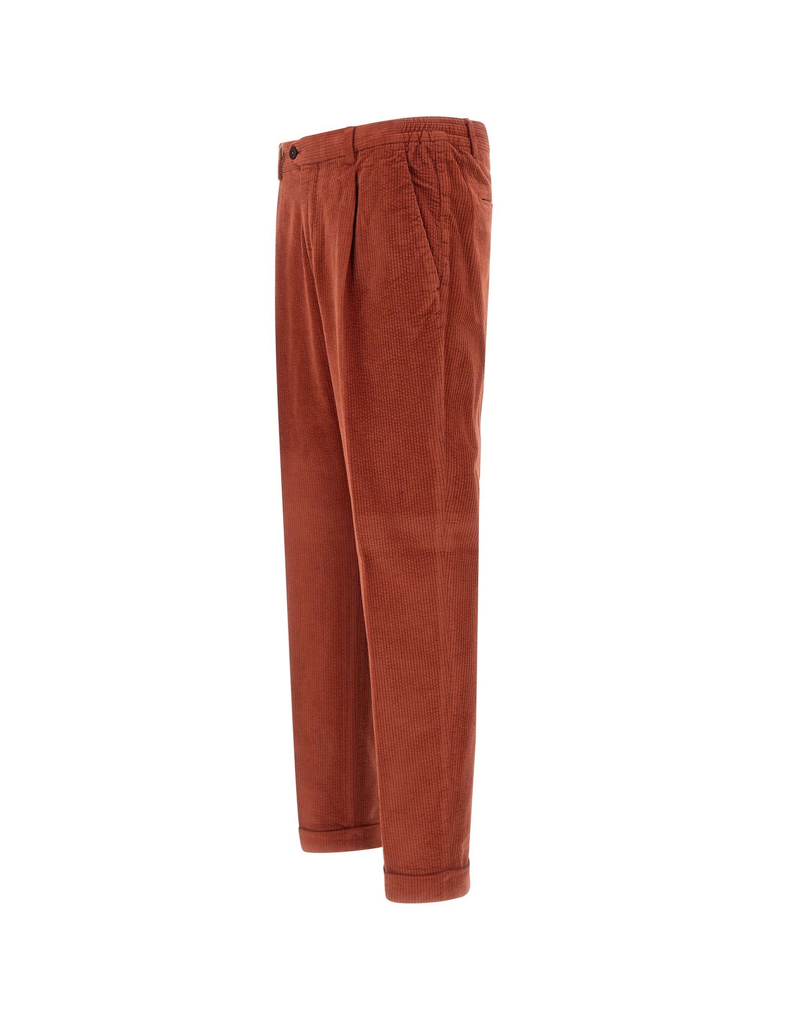 DEVORE Pantalone a costine, view 2