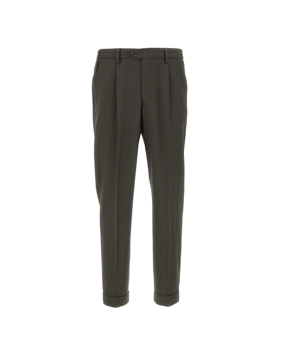DEVORE Pantalone in misto lana