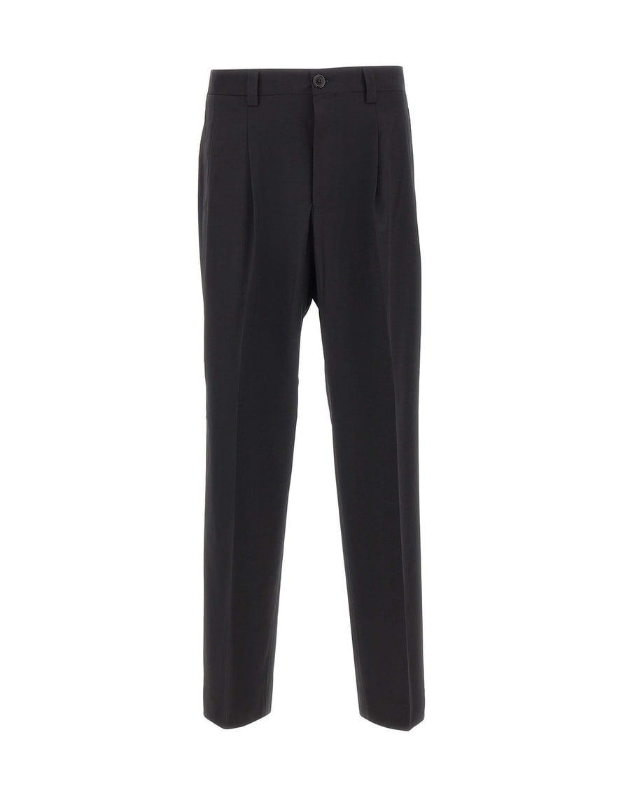 LANEUS Pantaloni larghi in lana