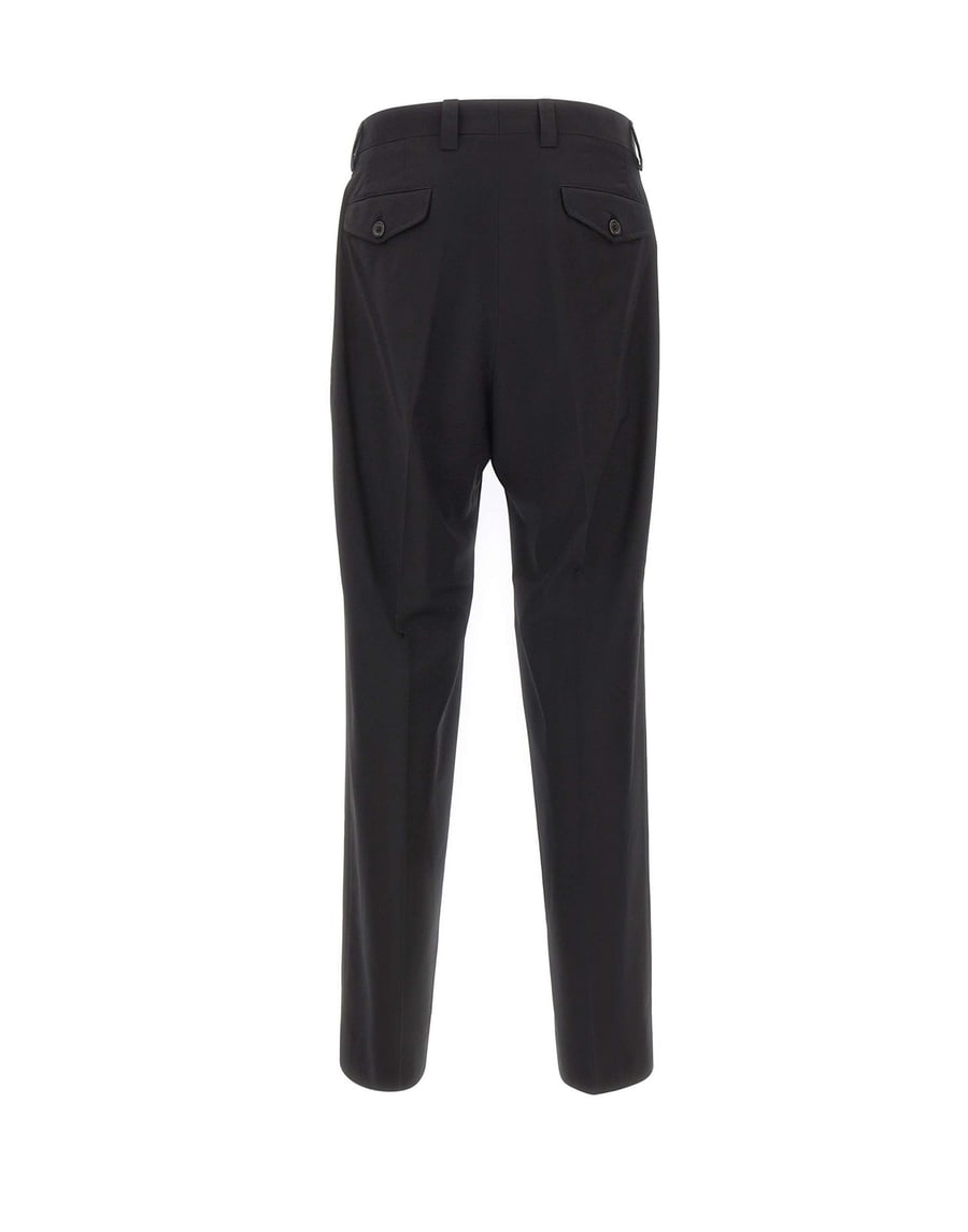 LANEUS Pantaloni larghi in lana, view 3