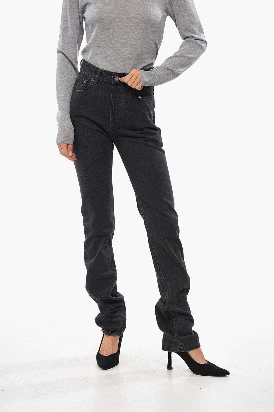 Saint Laurent 2470~Jeans Regular Fit Dark Wash 28cm