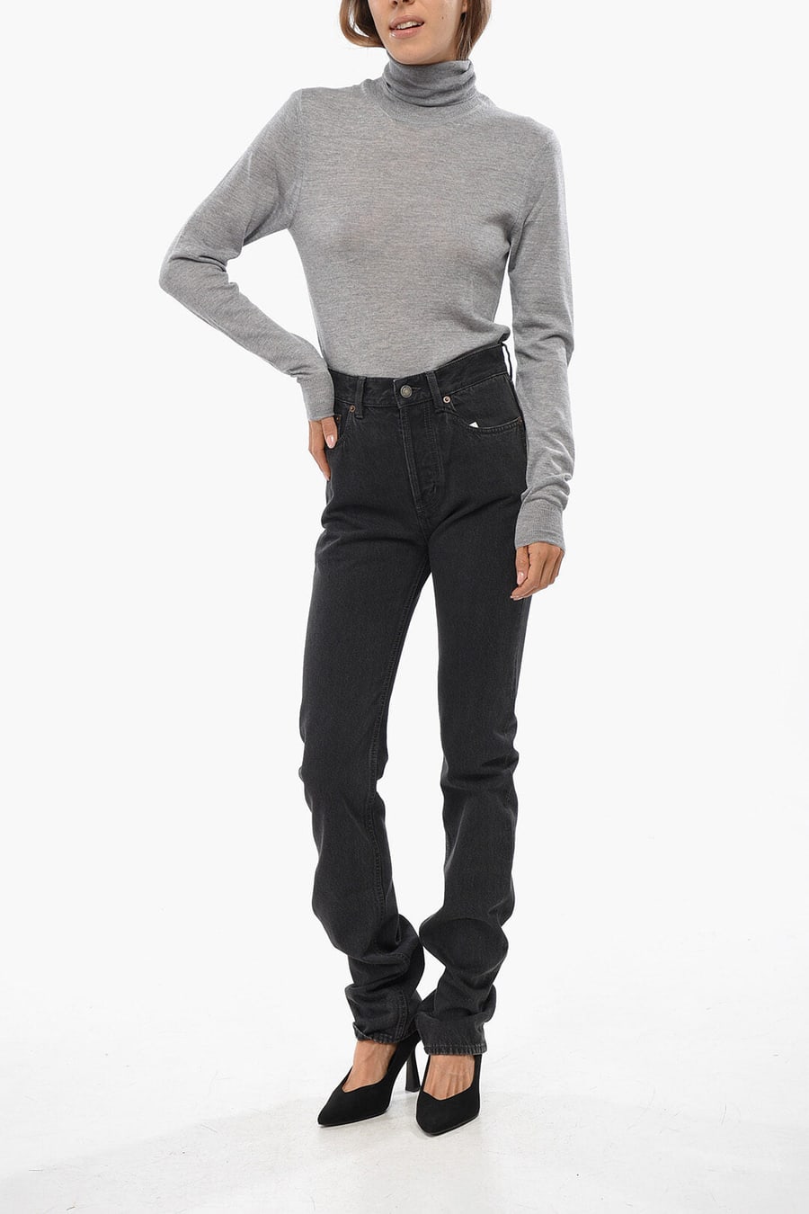 Saint Laurent 2470~Jeans Regular Fit Dark Wash 28cm, view 4