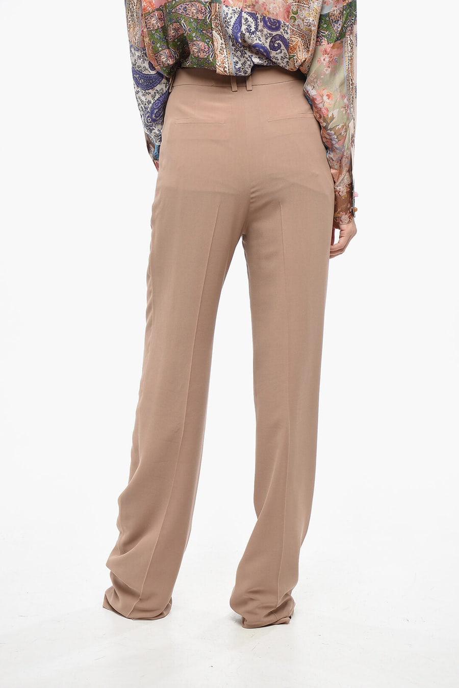 Saint Laurent 2500~Solid Silk Pants, view 2