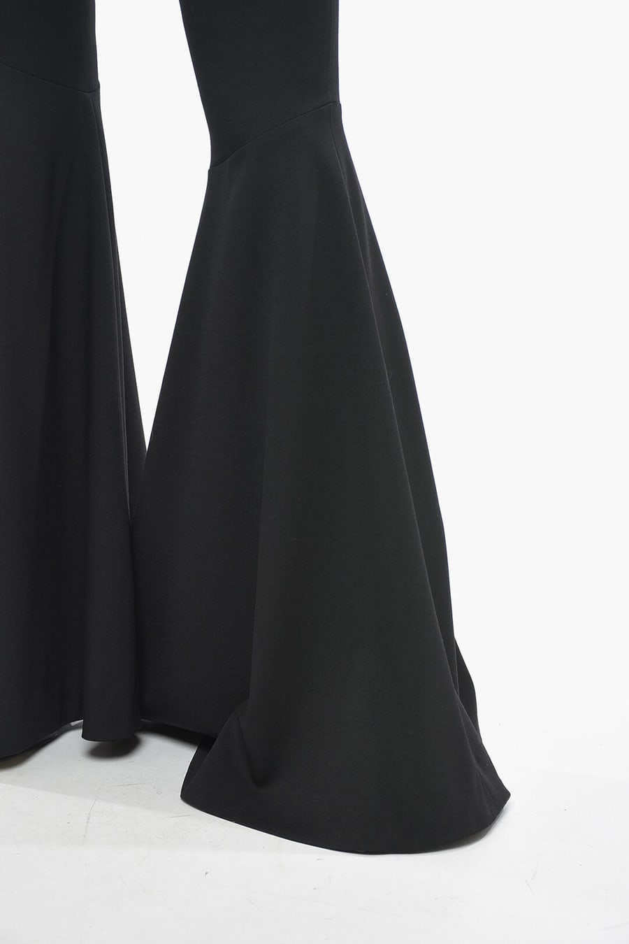 Saint Laurent 3500~Flared-leg Stretch Wool Trousers with Belt Loops, view 3
